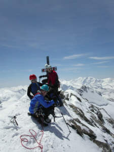Summit of the Dom 4545m.