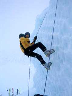 Greenland - Practicing Crevasse self rescue