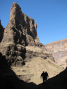 Cadet 150 Lesotho/Trekking below the Maletsanyana Falls