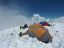 Makalu Barun/Camp 3 perched at 7300 metres above the clouds