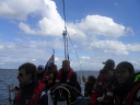 Tall Ships Leg 4/The crew assemble on deck prior to settling into watch patterns
