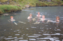 Northern Icelandic Venturer/In the hot pool at Landmannalaugar