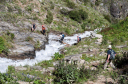 Dolpo 10/Improvised crossing of a swollen river