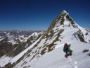 Tiger Karakoram/Capt Heppenstall nears the summit.