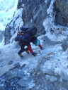 Tiger Karakoram/Capt Thompson on steep ice