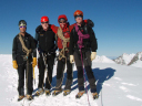 Alpine Endeavour/Half the team on top of the Weissmeiss