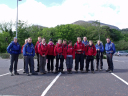 Operation Hush/At the start of the challenge with Slieve Donard behind