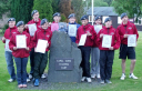 Operation Hush/The cadets with their certificates in their 4 Peaks windproofs