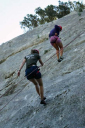 Northern Emulous/Katherine and Harriet show how abseiling should be done