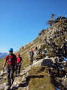 Ironpath Finn/Walking from the Nebelhorn cable car to start the climb of the Hindelanger Klettersteig