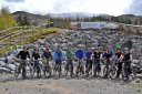 Highland Fling/The team prepare to tackle Aonach Mor on two wheels