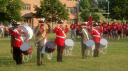Junior Cadet Leadership Challenge/Corps of Drums on the Final parade