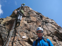 Introduction to Alpine Mountaineering (IAM)/Klettersteig ladder