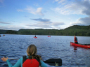 Ja Strokers/Day 1 - paddling across Travers Lake