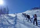 Viking Ski Trek/Skinning up to Tuva