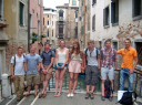 Shrivenham Dolomia/A day trip to Venice, from the left Mid Smith, OCdt Gledhill, Mid Gillman, Mid Persson, OCdt Kirkham, OCdt Hamlin, Mid Hope and OCdt Heath