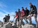 Dragon Corsican Adventure/Expedition group on top of the Monte Cinto at 2706m