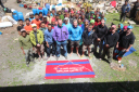 Northern Remec Manaslu/The expedition complete with porters, sherpas and support staff