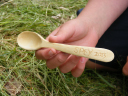 River Spey Descent/Spoon carved during the trip