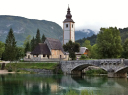 Llandovery Slovenia Dragon/Lake Bohinj church