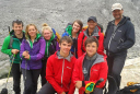 Dragon Venturer Oswestrian/The team having just stepped off the Aletsch Glacier after 7 days in the mountains including 4 summits