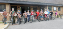 Annual Camp/The  team all prepared to set out for a days  biking