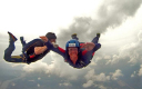 Cabot Skyfall/OCdt Geoghegan enjoys his AFF level 3 skydive