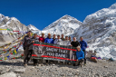 Himalayan Bugle Finn/The Team of 9 Regular soldiers and 3 Reservists at EBC 
