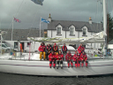 CCF RM 350/HMSTC Endeavour and Crew at Corpach Sea Lock at the Entrance to the Caledonian Canal
