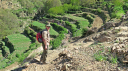 Northern Atlas/WO2 Jim McCann admires the view as the team navigate the myriad of irrigation channels