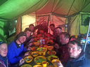 Dragon Mongolian Odyssey/Support Tent feast