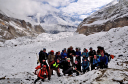 Dhaulagiri Serpent/The full team at high altitude with higher morale