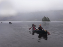 Loch Shiel Wilderness Open Canoe/Scotland mist